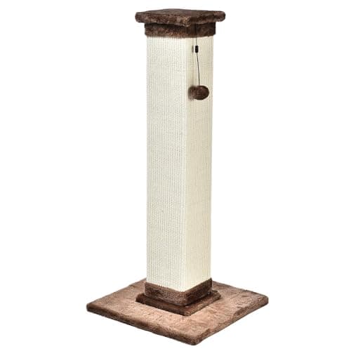 Amazon Basics Sturdy Cat Scratching Post for Indoor Cats & Kittens (Large, 35.4"H)