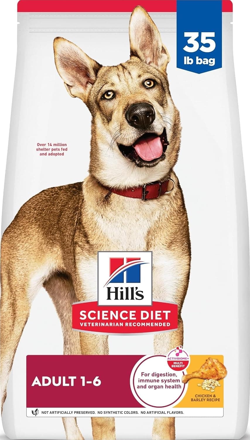 Hill's Science Diet Adult 1-6 Chicken & Barley Dry Dog Food (35 lb)