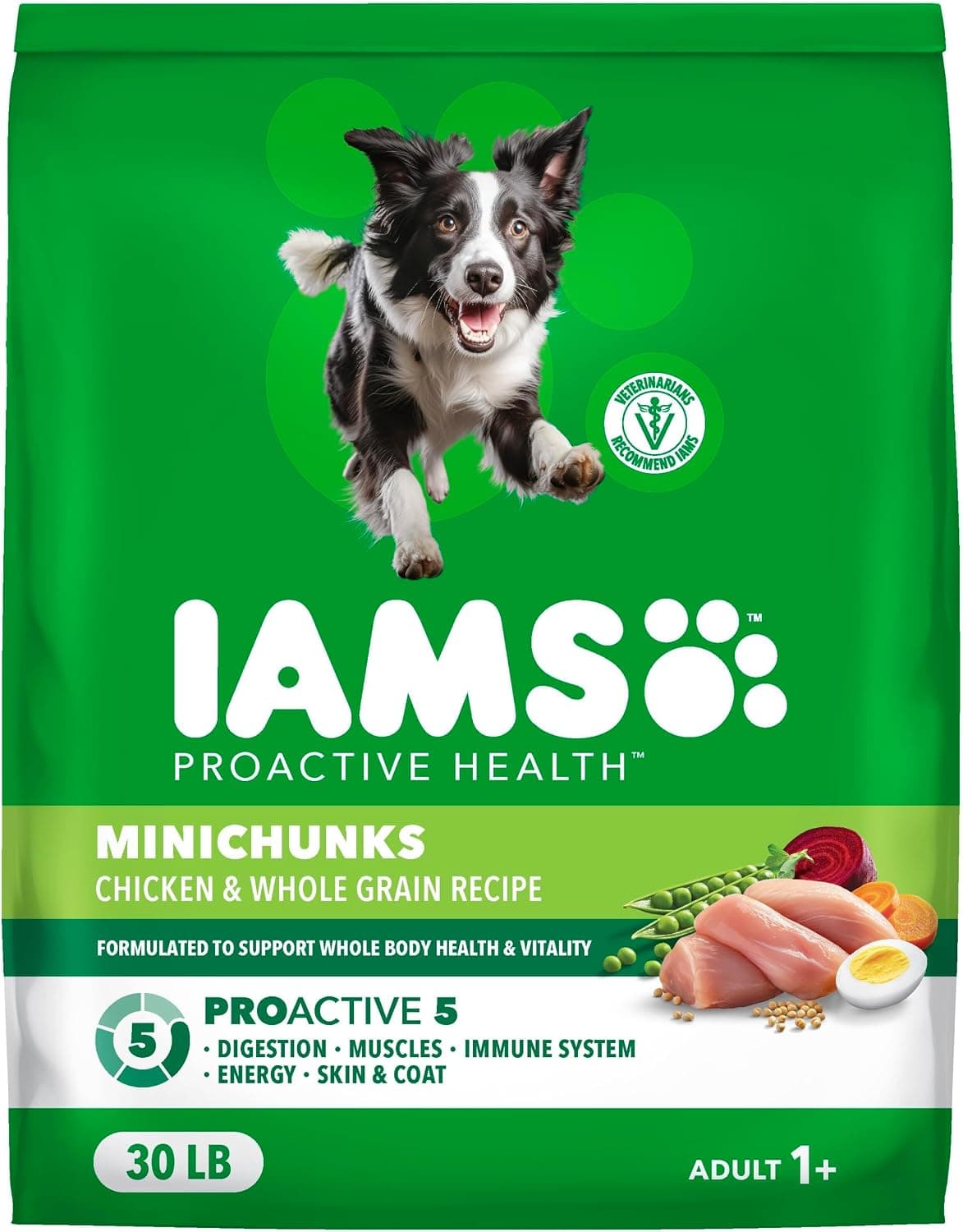 IAMS Proactive Health Adult MiniChunks Chicken Dry Dog Food (30 lb)