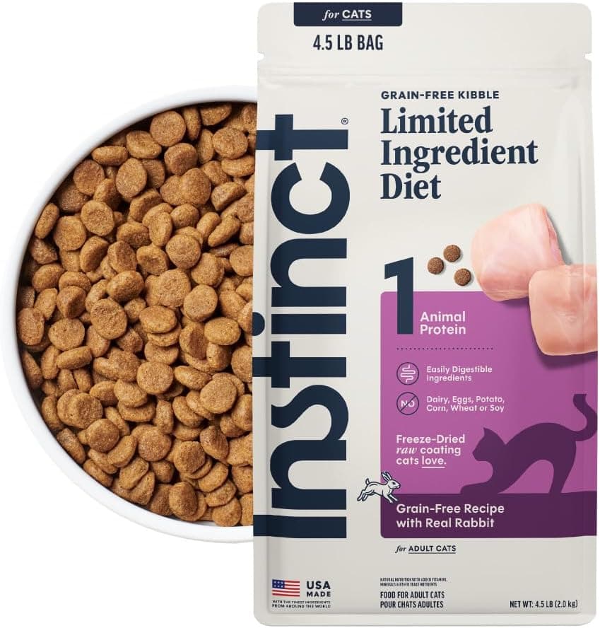 Instinct Limited Ingredient Diet Real Rabbit Dry Cat Food (4.5 lb)