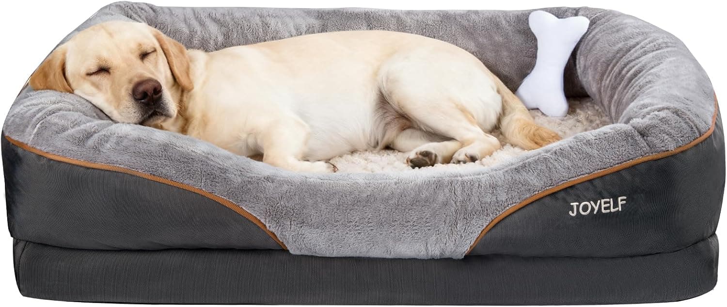 JOYELF XXL Orthopedic Memory Foam Dog Bed & Sofa