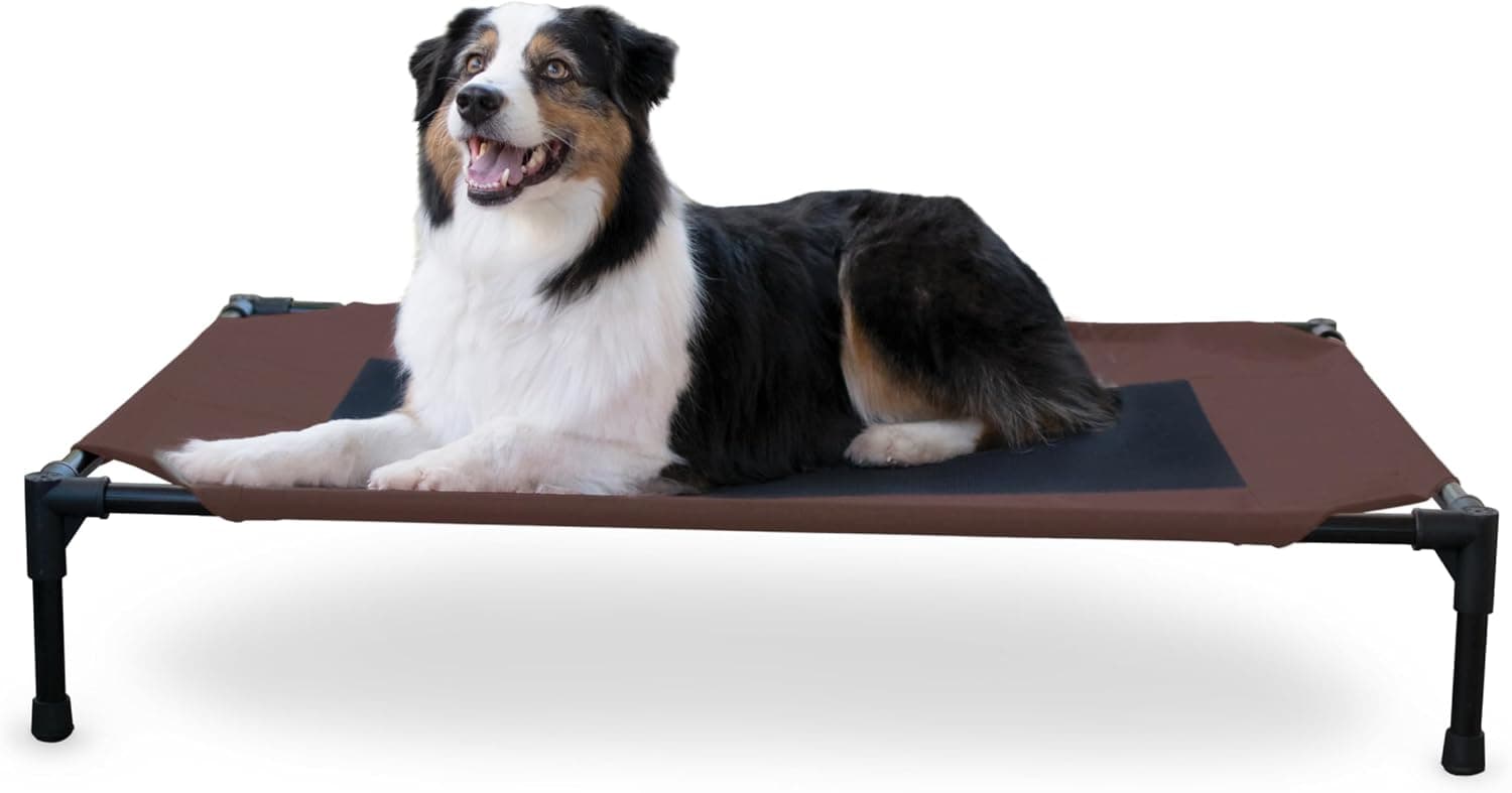 K&H Outdoor Elevated Dog Bed with Washable Cover (Large, 42" x 30")