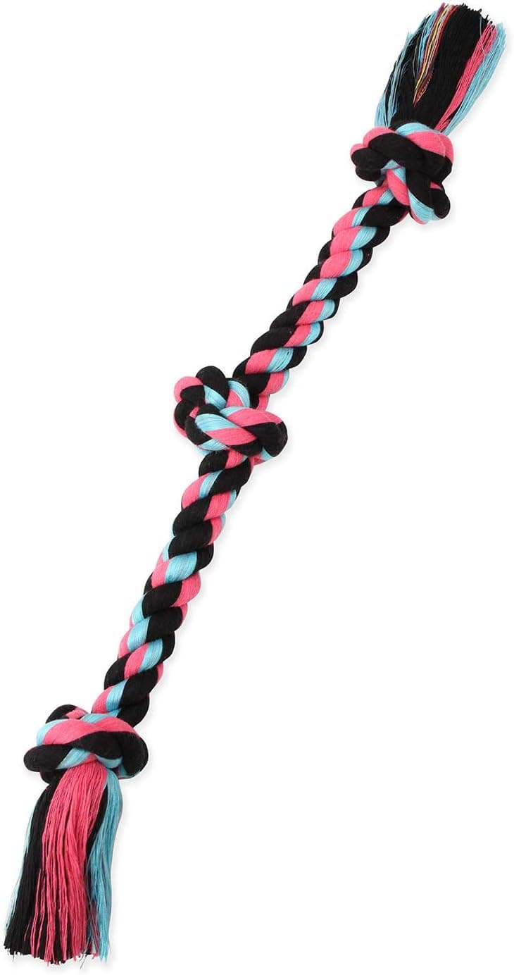 Mammoth Flossy Chews Cotton-Poly Rope Tug Toy