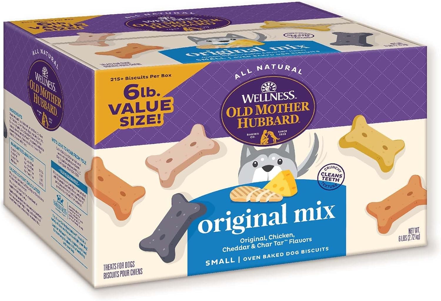 Wellness Old Mother Hubbard Classic Original Mix Biscuits (Small, 6 lb)