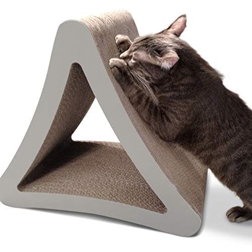 PetFusion 3-Sided Vertical Scratch Play & Perch Cat Scratching Post