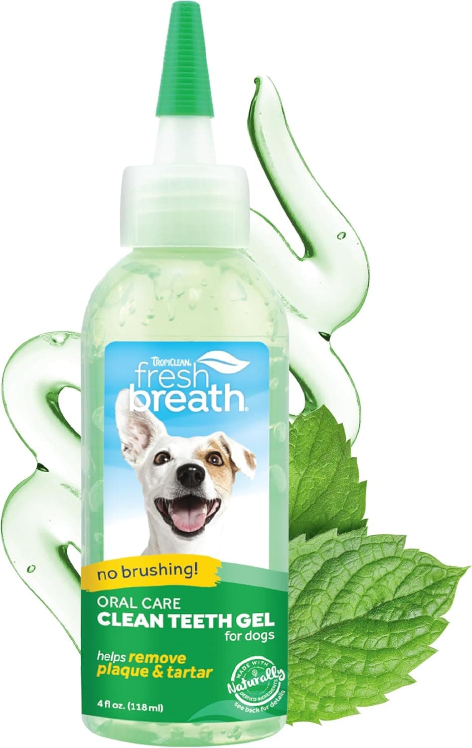TropiClean Fresh Breath Dog Teeth Cleaning Gel (4 oz)