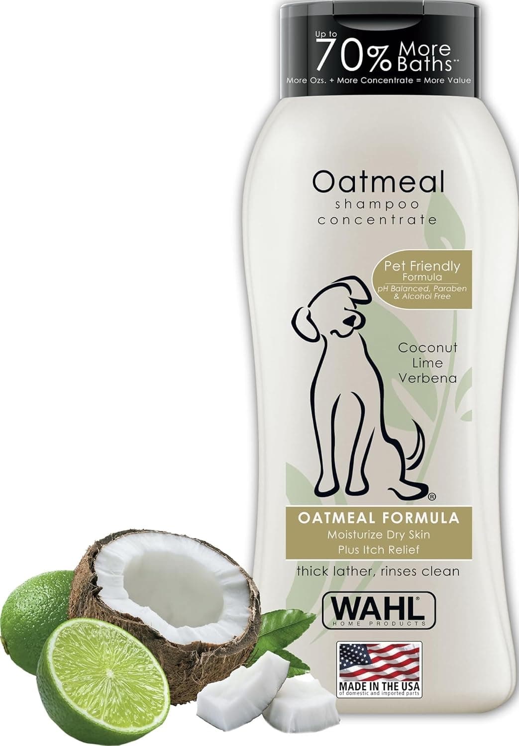 Wahl Dry Skin & Itch Relief Oatmeal Pet Shampoo (24 oz)