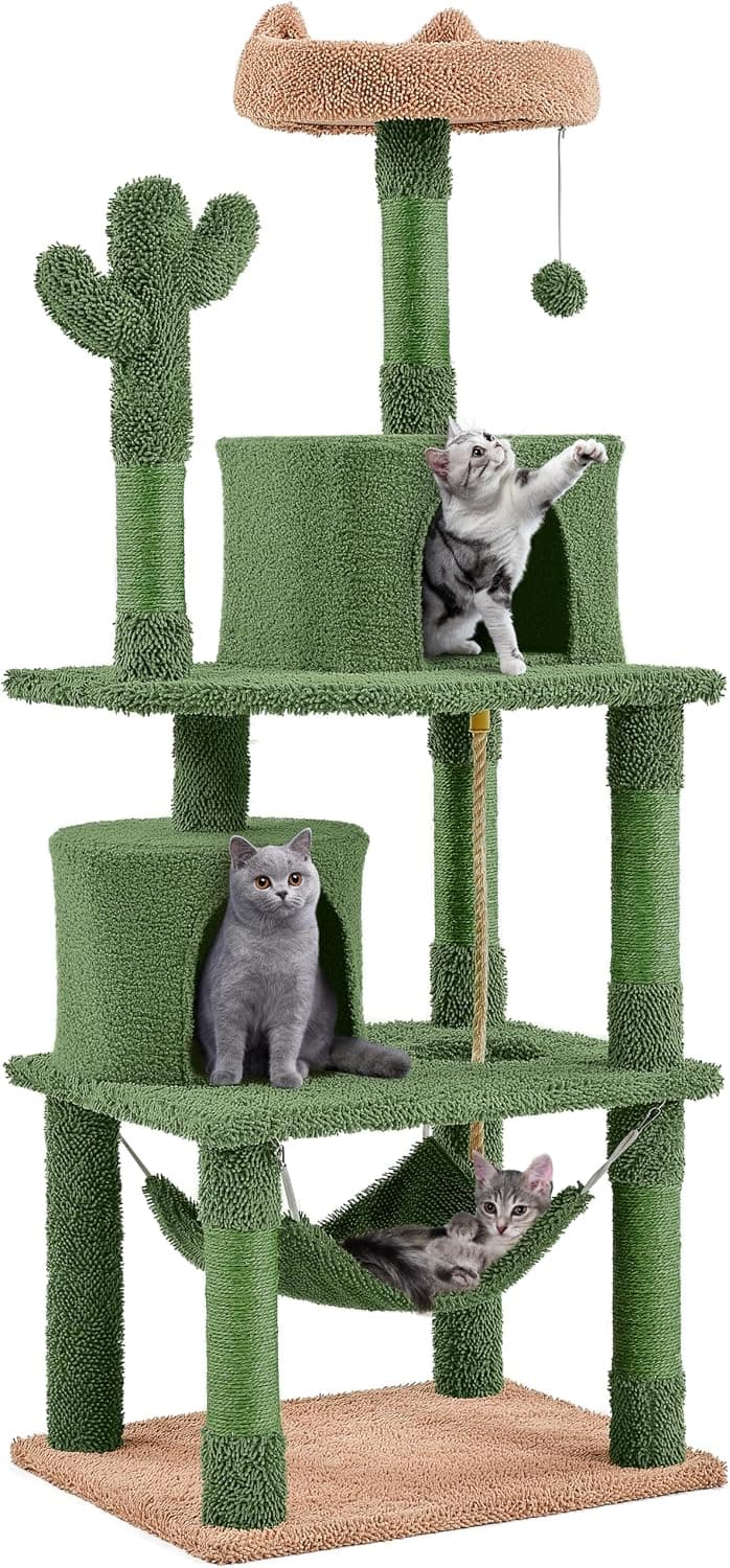 Yaheetech 62" Cactus Cat Tree